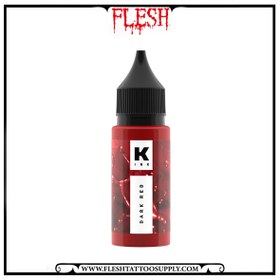 تصویر رنگ تتو قرمز dark red 15ml 