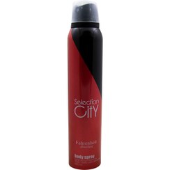 تصویر اسپری خوشبو کننده بدن مردانه مدل Fahrenheit حجم 200میل سلکشن سیتی Selection City Body Spray Fahrenheit For Men 200ml