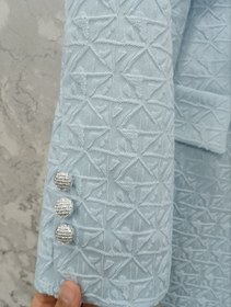 تصویر کت ژاکارد پاستیلی 