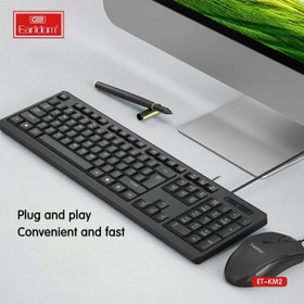 تصویر ماوس با سیم ارلدام مدل ET-KM2 