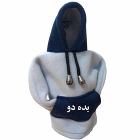 تصویر هودی دنده ماشین با چاپ کلمه بده دو 