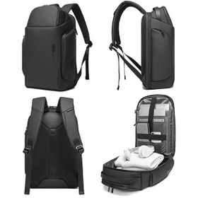 تصویر کوله پشتی ضد آب بنج مدل 7277 مناسب برای لپ تاپ 15.6 اینچی Bange waterproof backpack model 7277 suitable for 15.6 inch laptop