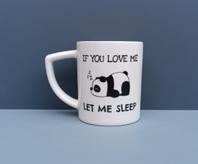 تصویر ماگ طرح پاندا مدل استوانه ای بلند