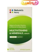 تصویر کپسول مولتی ویتامین و مینرال نیچرز پلنتی ۶۰ عددی مخصوص بزرگسالان 
