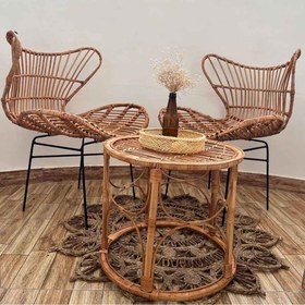 تصویر صندلی حصیری دفرمه Wicker chair Out of form