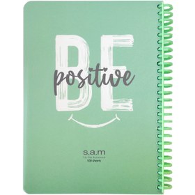 تصویر دفتر تیک تاک ۱۰۰ برگ سیمی 