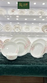 تصویر سرویس 26 پارچه آرکوپال سرویس 6 نفره گلدن اپال طرح سلماز