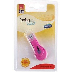 تصویر ناخن گیر نوزاد بیبی لند کد 347 مناسب نوزادان از بدو تولد Baby Land Nail Clipper Code 347