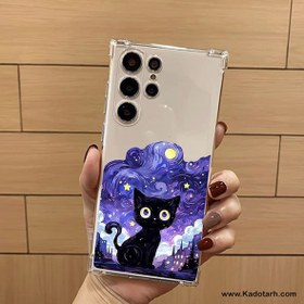 تصویر قاب گوشی- Purple Cat 