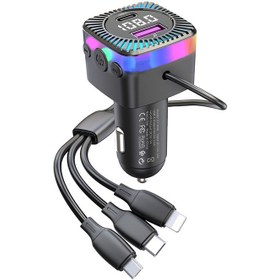 تصویر شارژر فندکی و اف ام پلیر بلوتوثی 66 وات ارلدام ET-M98 Earldom ET-M98 CAR MP3 PLAYER FM TRANSMITTER