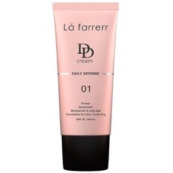 تصویر دی دی کرم لافارر مدل Daily Defense مناسب انواع پوست 01 حجم 33 میلی‌لیتر Lafarrerr Daily Defense DD Cream