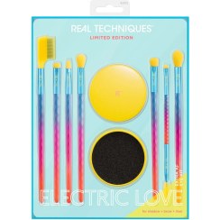 تصویر ست براش آرایش چشم ریل تکنیک مدل Electric Love بسته ۸ تکه 