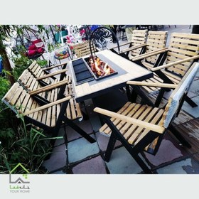 تصویر میز آتش دان بزرگ 