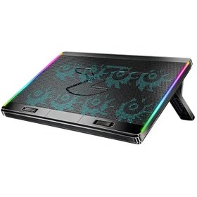 تصویر خنک کننده لپ تاپ کول کلد F4 RGB Coolpad CoolCold F4 RGB