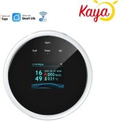 تصویر سنسور گاز هوشمند Tuya | هشدار نشت گاز با اتصال Wi-Fi و اپلیکیشن موبایل 