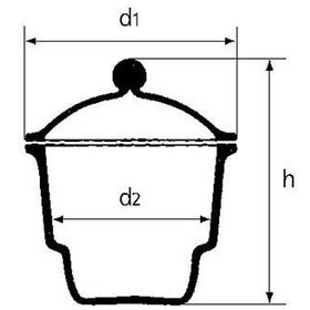تصویر دسیکاتور با درب ساده 150 میلی متری | TGI آلمان 