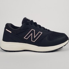 تصویر کفش ورزشی زنانه نیوبالانس 550 مشکی لوگو صورتیNEW BALANCE (walking 550 ) 