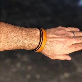 تصویر دستبند چرمی کد ۳ Bracelet code 3