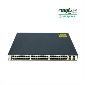 تصویر سوئیچ شبکه سیسکو 48 پورت WS-C3750-48PS-S ا Cisco WS-C3750-48PS-S Network Switch Cisco WS-C3750-48PS-S Network Switch