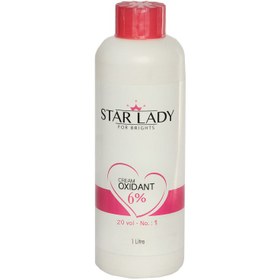 تصویر اکسیدان استارلیدی 6 درصد حجم 180 میلی لیتر Star Lady Oxidant Cream 180 ml