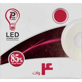 تصویر پنل ال ای دی 4 وات پارس لومن مدل چشمی دایره کد 35mm 