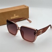 تصویر عینک آفتابی زنانه مارک شنل لولا فلزی مستر کوالیتی هدیه کیف کاور دستمال CHANEL UV400
