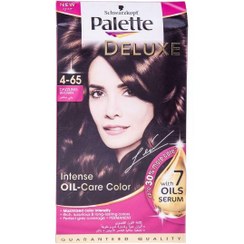 تصویر کیت رنگ مو پلت سری Deluxe مدل Dazzling Brown شماره 65-4 Palette Kit Deluxe Dazzling Brown Shade 4-65