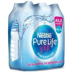 تصویر آب 1 لیتری 12 بسته نستله Nestle 