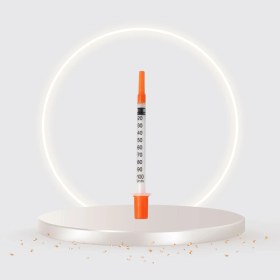 تصویر سرنگ بی دی پلاستیکی ۱ میلی لیتر 