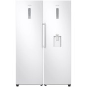 تصویر یخچال فریزر دوقلو سامسونگ مدل RZ32M7120WW-RR39M7310WW رنگ نقره ای 