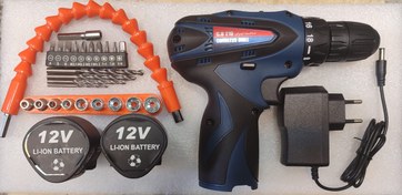 تصویر دریل پیچ‌گوشتی شارژی ۱۲ ولت المکس – مدل C.D210 