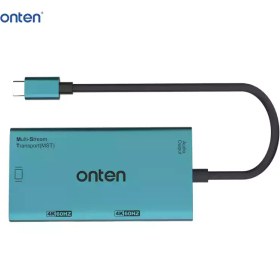 تصویر تبدیل Type-C به HDMI و VGA اونتن مدل Type-C to HDMI+VGA adapter OTN-M206 