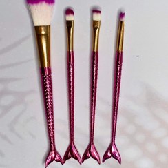 تصویر ست براش چهارتیکه پری دریایی Mermaid brush set