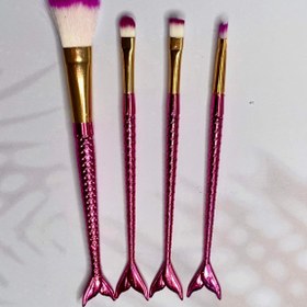 تصویر ست براش چهارتیکه پری دریایی Mermaid brush set