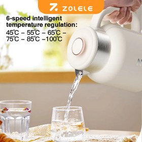 تصویر کتری برقی شيائومی مدل Zolele Electric Kettle 1.5L HK152 Zolele Electric Kettle 1.5L HK152