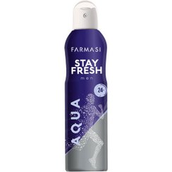 تصویر اسپری دئودورانت مردانه آکوا فارماسی Stay Fresh Aqua Farmasi