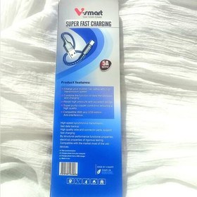 تصویر کابل شارژ اصلی vsmart سوپر فست شارژ 65w (اشانتیون دار) 