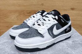 تصویر کفش ونس طرح نایک ایرفورس مردانه رنگ سفید طوسی کد ۱۰۴ - ۴۱ nike airforce white grey 104