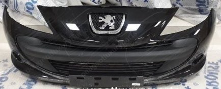 تصویر سپر جلو ایساکو مناسب پژو ۲۰۷ مشکی بدون ضربه گیر و چراغ مه شکن 