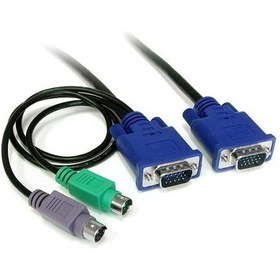 تصویر کابل ماوس و کیبورد KVM PS2 ا KVM PS2 mouse and keyboard conversion cable KVM PS2 mouse and keyboard conversion cable