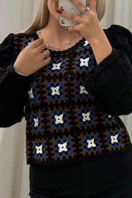 تصویر موتیف گلدار v112 کپی - تک رنگ 