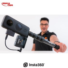 تصویر آداپتور اتصال میکروفون اینستا360 وان ایکس 2 Insta360 Vertical Microphone Adapter for ONE X2