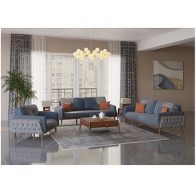 تصویر ست 7 نفره مبل خانگی نیلپر مدل لیما Nilper Home Sofa LIMA - Set For 7 People