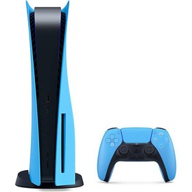 تصویر پلی استیشن 5 با درایو باندل سفارشی - Playstation 5 Standard Edition Bundle StarLight Blue 