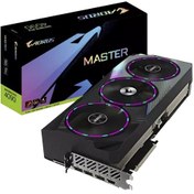 تصویر کارت گرافیک استوک گیگابایت AORUS RTX 3090 MASTER ظرفیت 24 گیگابایت 