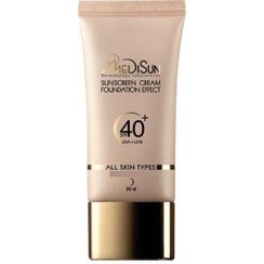 تصویر ضد آفتاب کرم پودری مدیسان SPF40 انواع پوست( بژ خیلی روشن) 