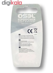 تصویر باتری قلمی اوسل مدل Super Power بسته 10 عددی OSEL Super Power AA Battery Pack of 10