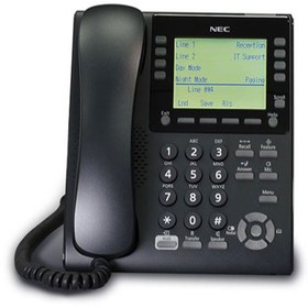تصویر تلفن آی پی ان ای سی مدل (ITY-8LDX-1P(BK ا NEC ITY-8LDX-1 BK IP PHONE NEC ITY-8LDX-1 BK IP PHONE