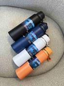 تصویر فلاسک استیل ضد زنگ ۱ لیتری با صافی – درب پیچی 