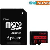 تصویر کارت حافظه‌ microSDHC اپیسر استاندارد UHS-I U1 مدل AP32G ظرفیت 32 گیگابایت ا Apacer Memory Card AP32G microSDHC UHS-I U1 - 32GB Apacer Memory Card AP32G microSDHC UHS-I U1 - 32GB